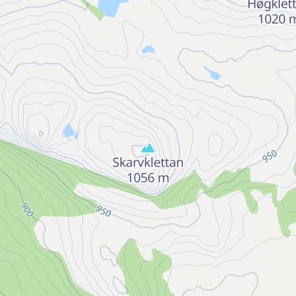 Map of Skarvklettan