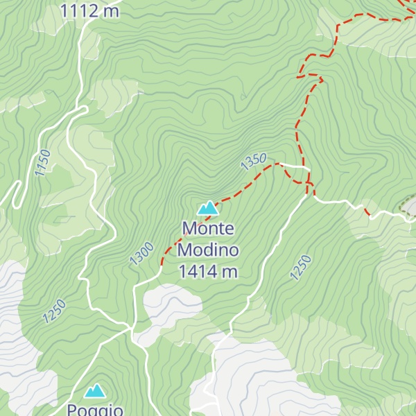 Map of Monte Modino