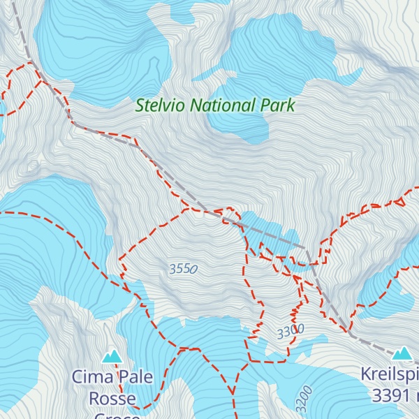 Map of Gran Zebrù