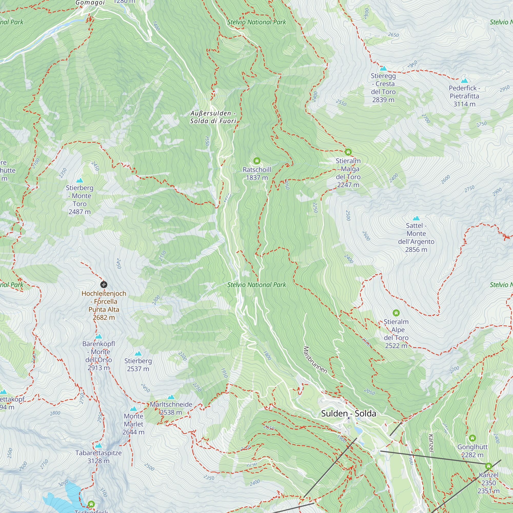 Gasthof Waldruhe map