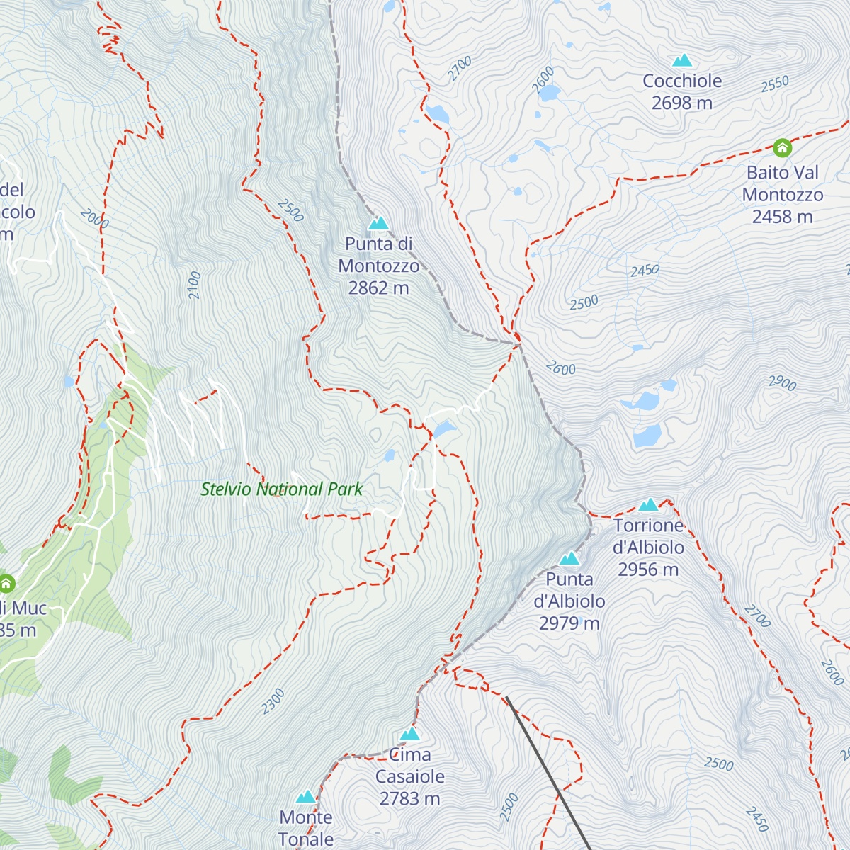 Rifugio Angelino Bozzi map