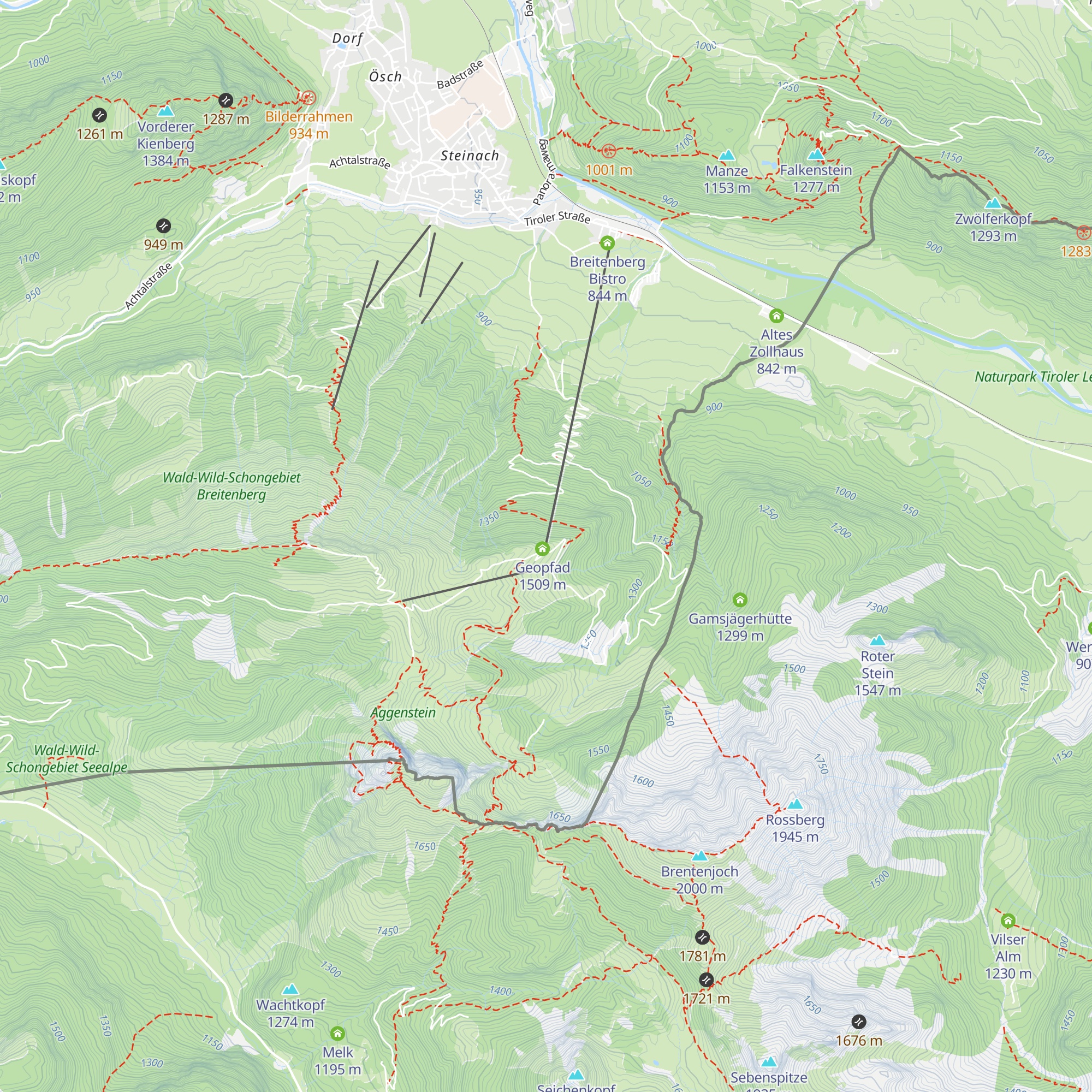Berghaus Allgäu map
