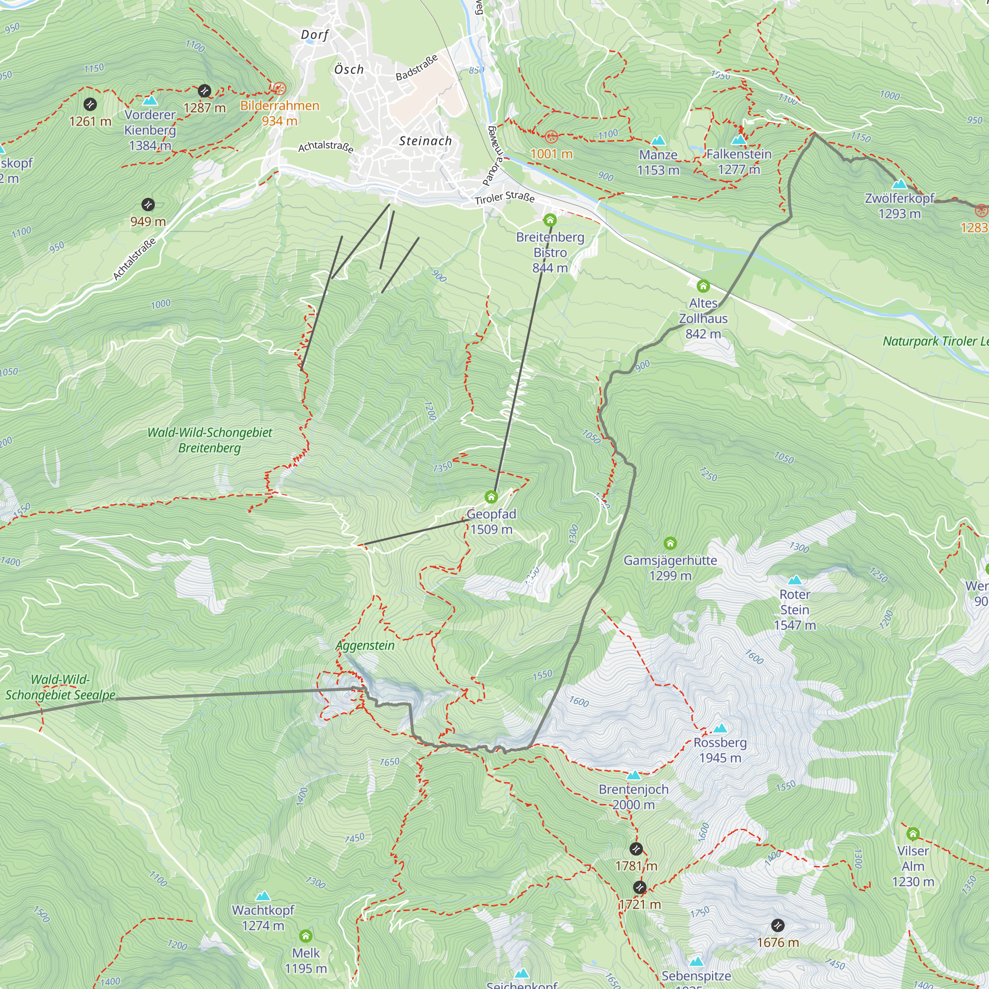 Berghaus Allgäu map