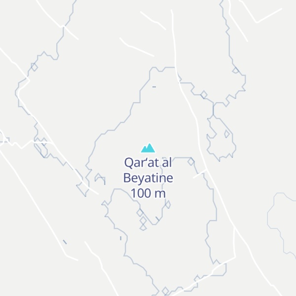 Map of Qar‘at al Beyatine