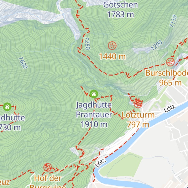 Map of Jagdhütte Prantauer