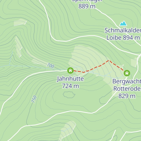 Map of Jahnhütte