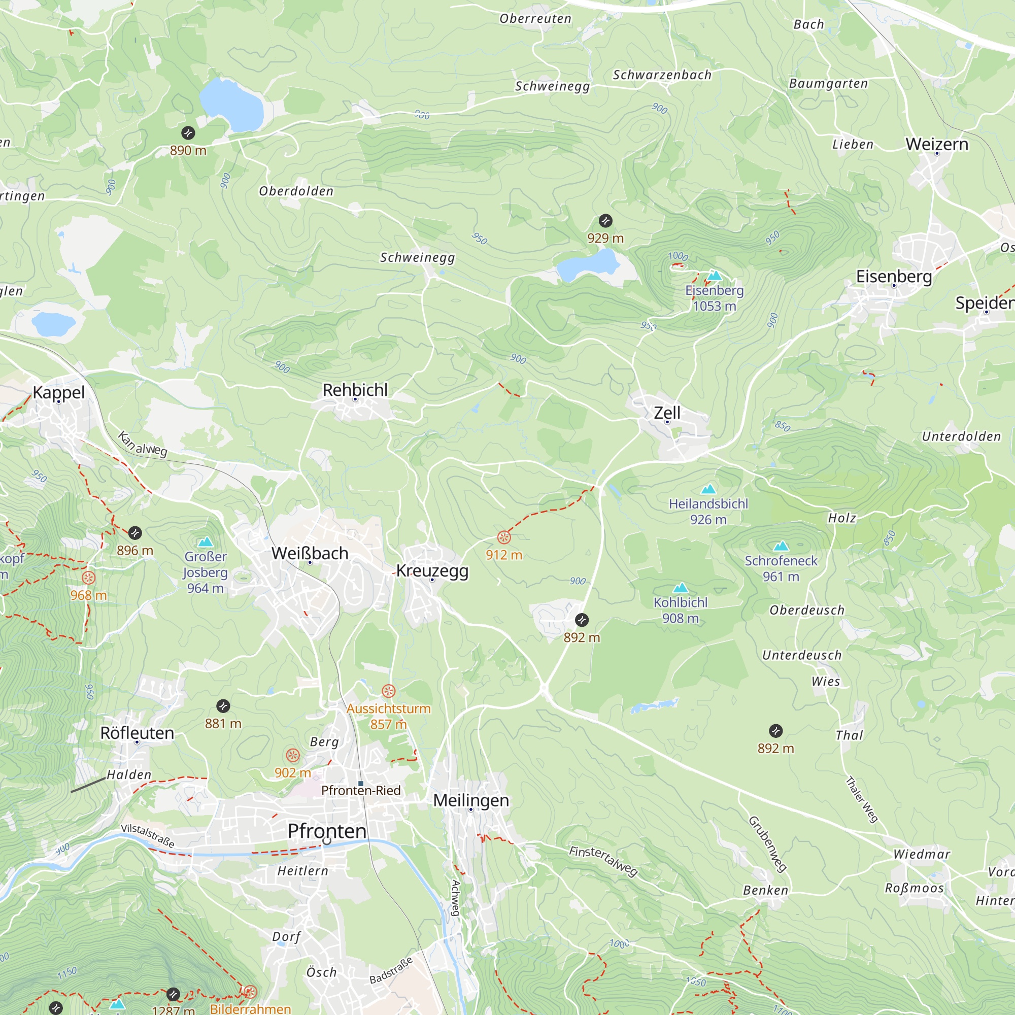 Geigerhof map