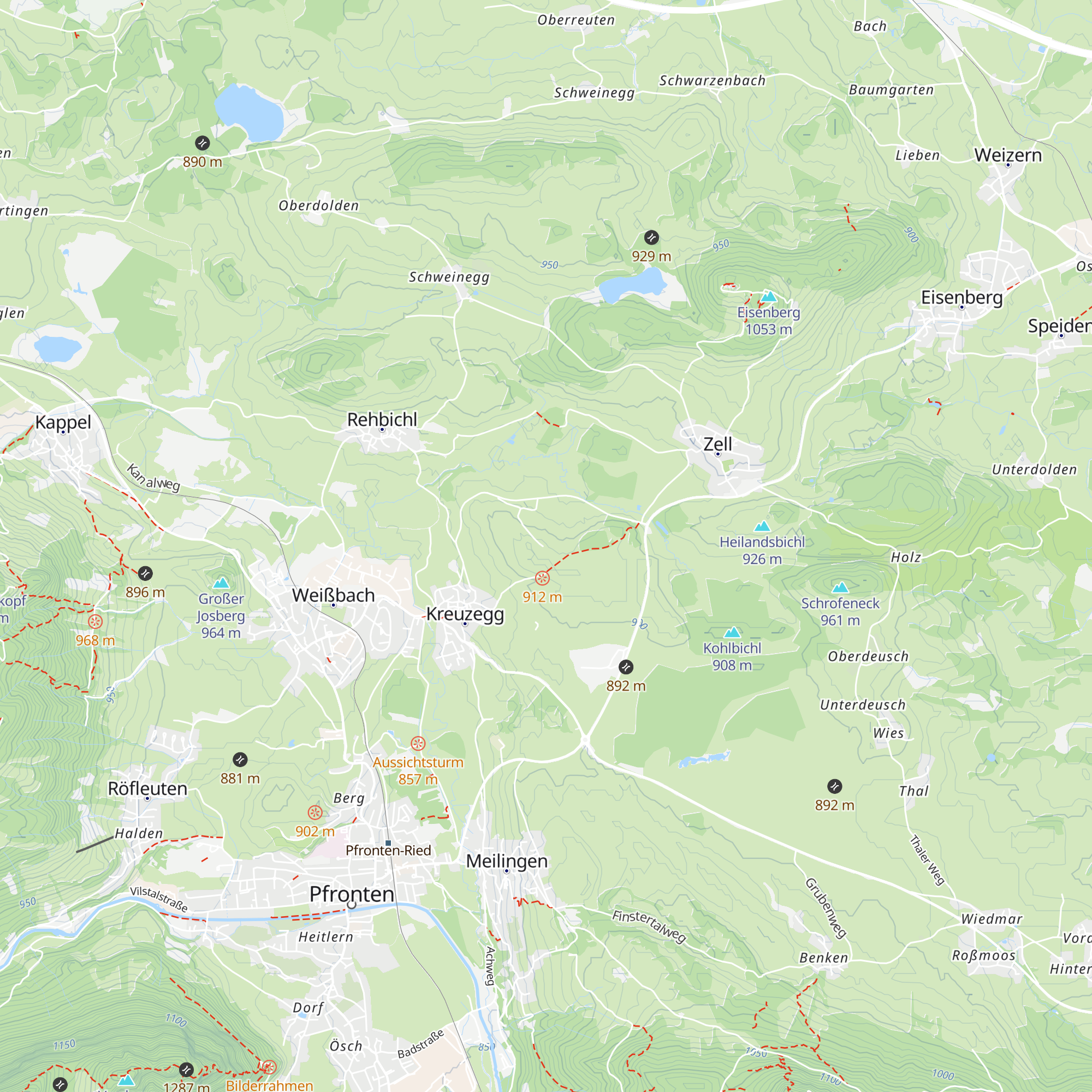 Geigerhof map
