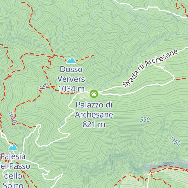 Map of Palazzo di Archesane