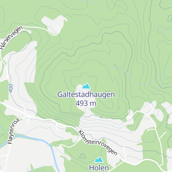 Map of Galtestadhaugen