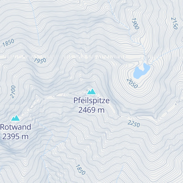 Map of Pfeilspitze