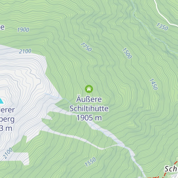 Map of Äußere Schiltihütte
