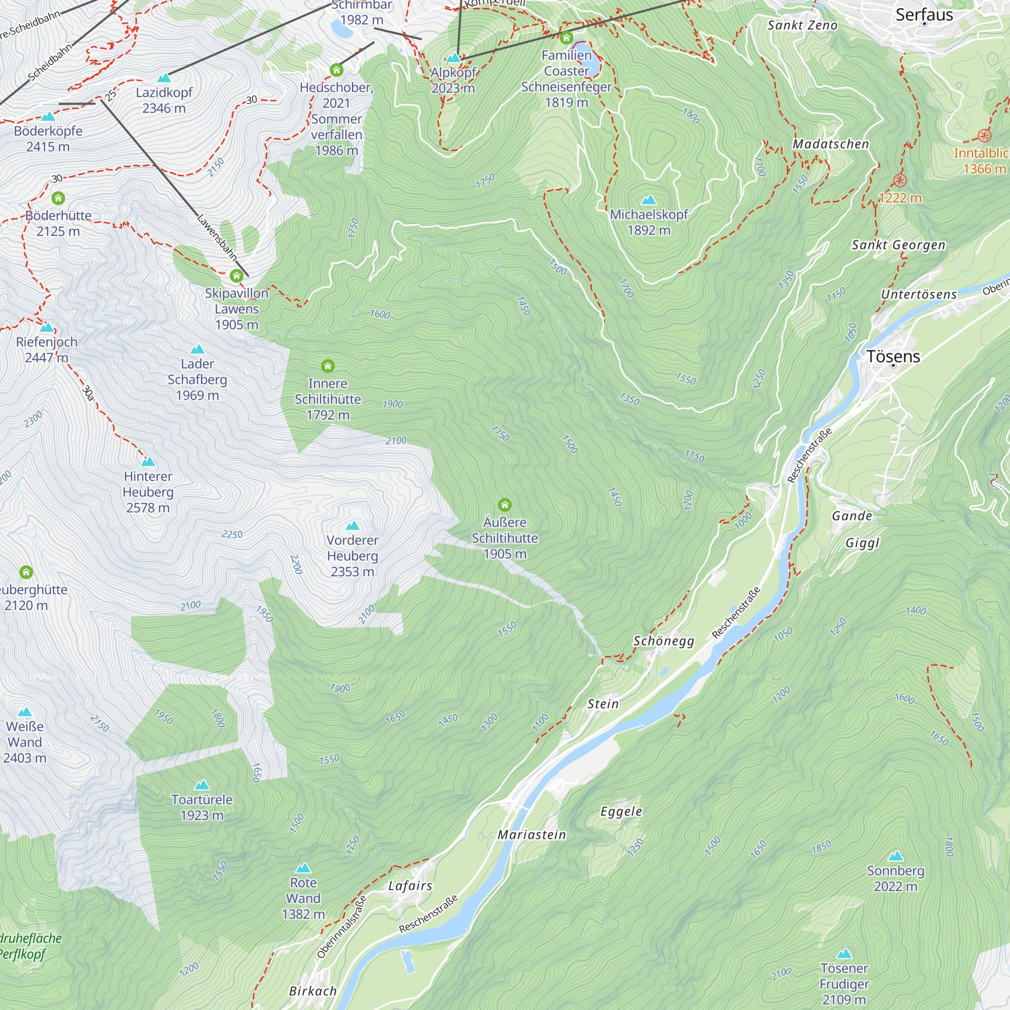 Äußere Schiltihütte map