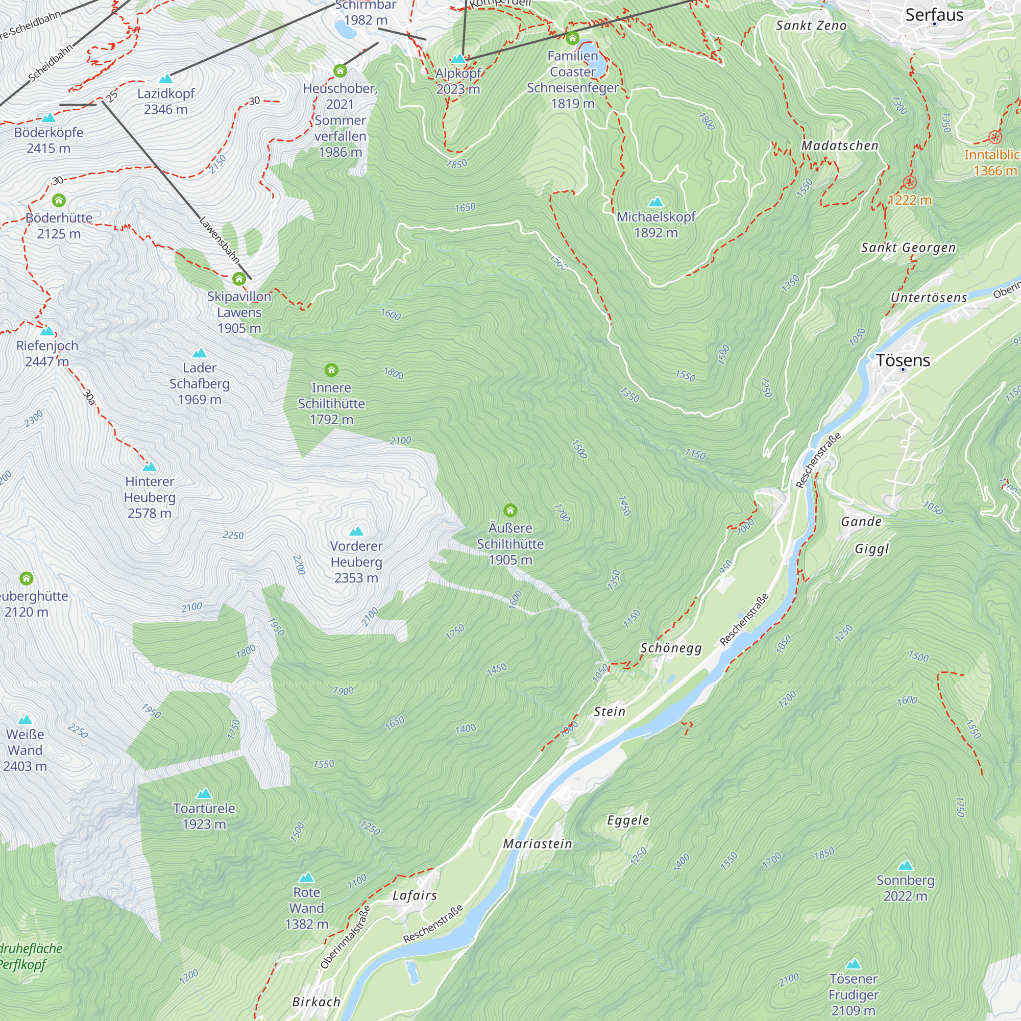 Äußere Schiltihütte map