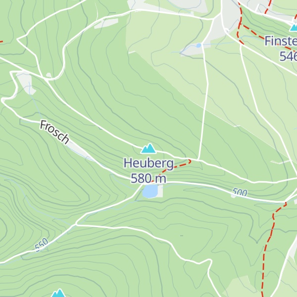 Map of Heuberg