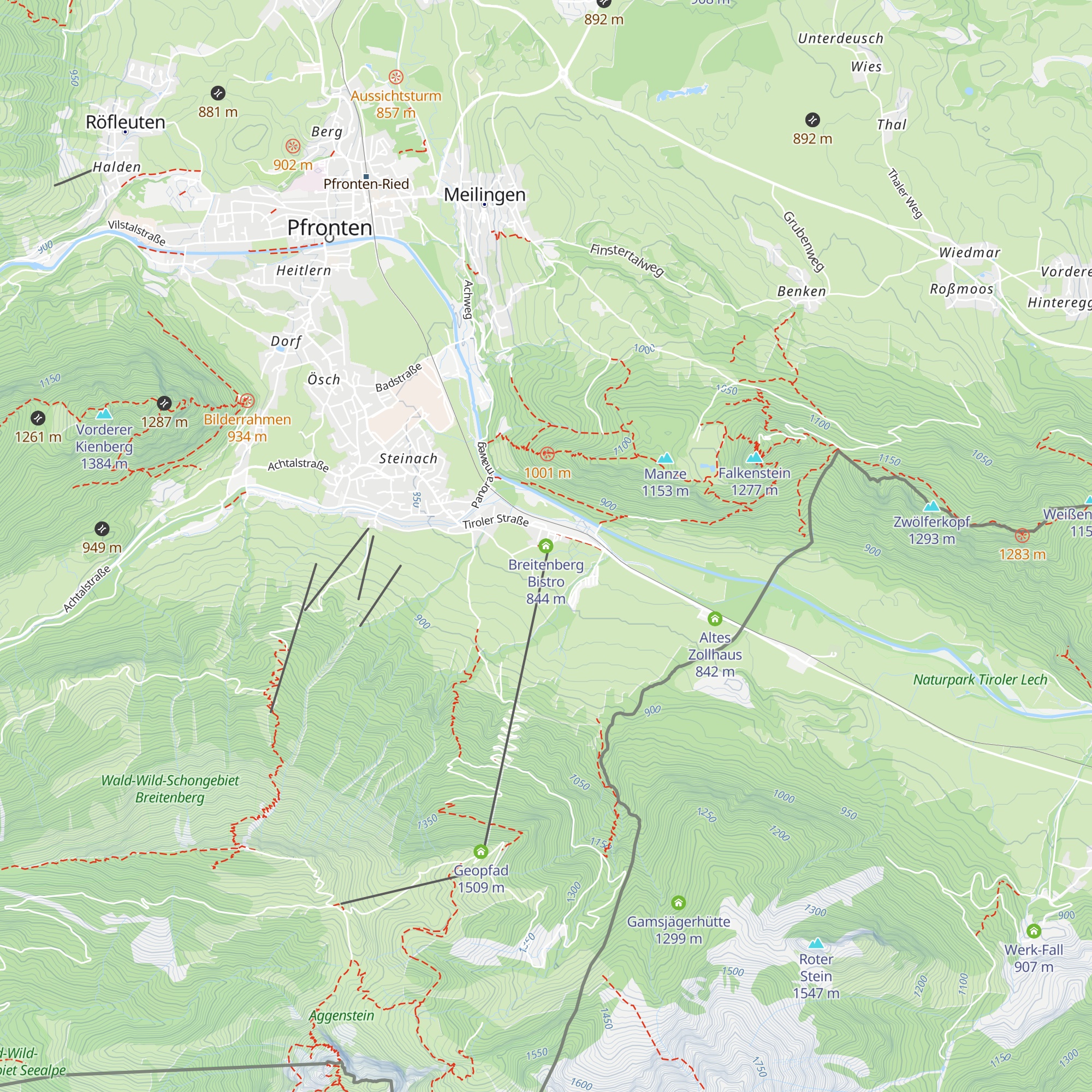 Breitenberg Bistro map