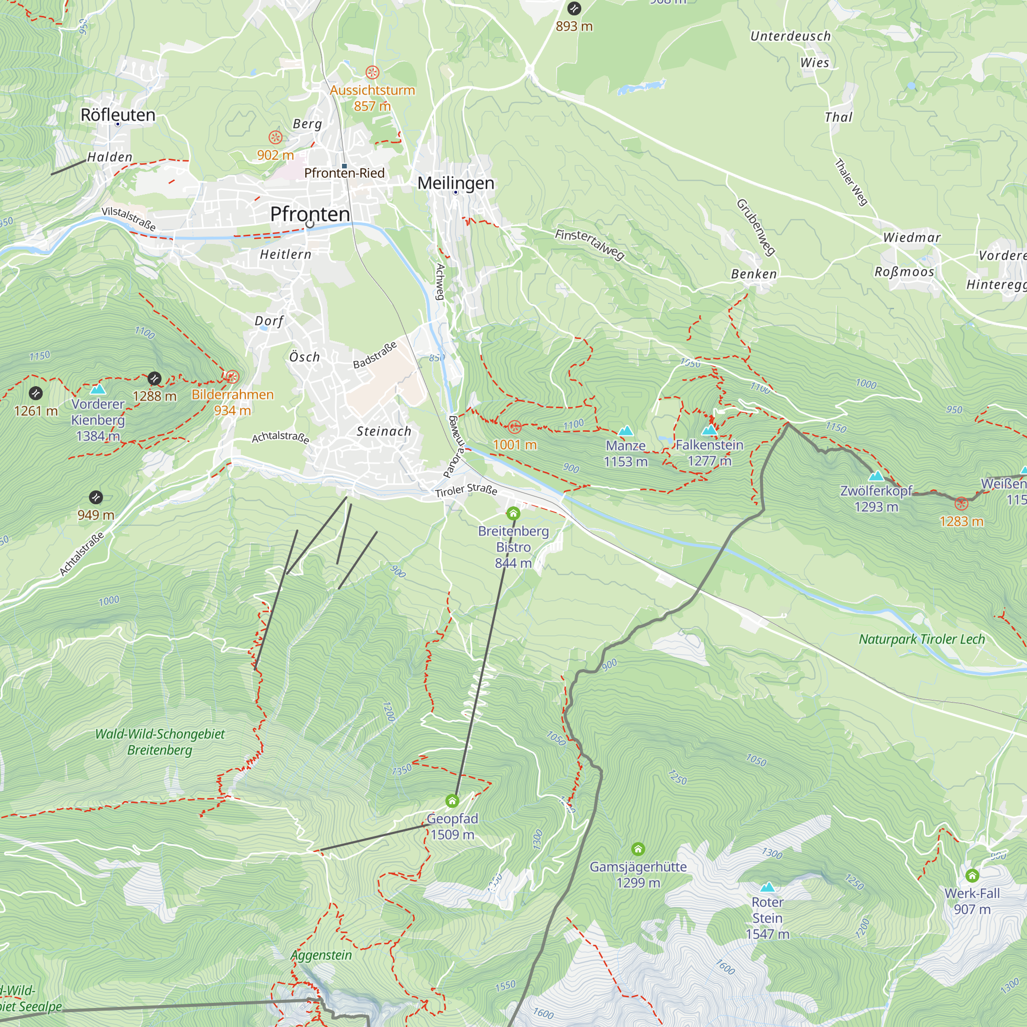 Breitenberg Bistro map