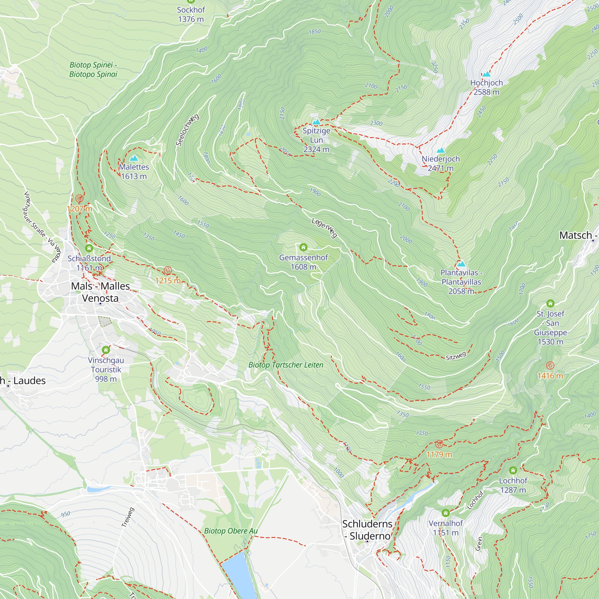 Lechtlhof map