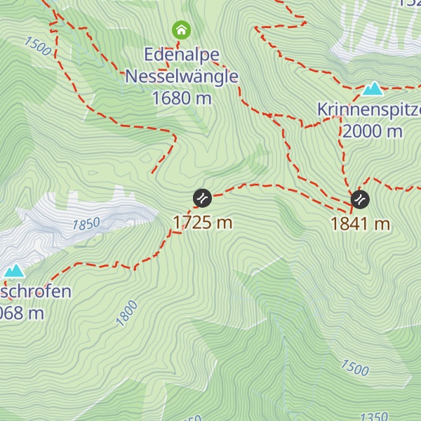 Map of Gräner Ödenalpe