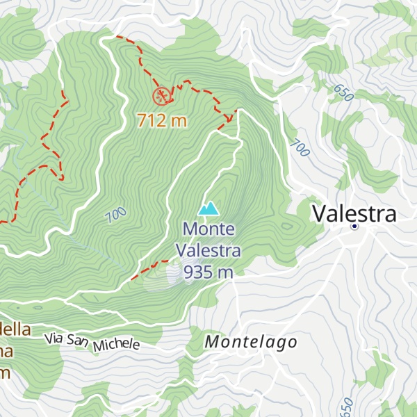 Map of Monte Valestra