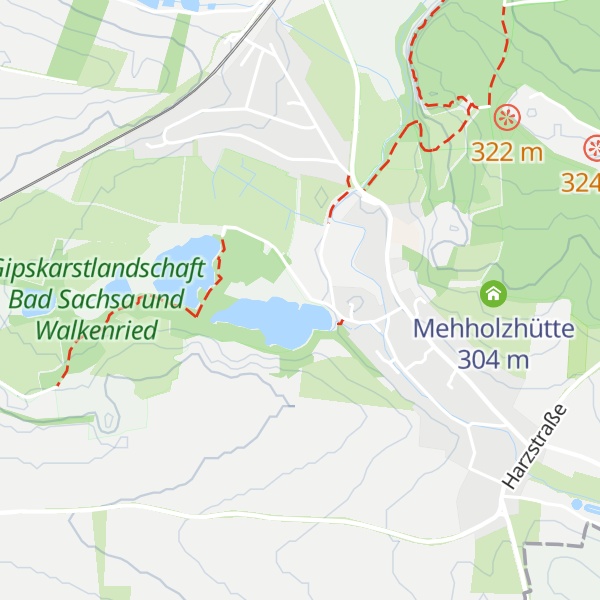 Map of Kranichteichhütte