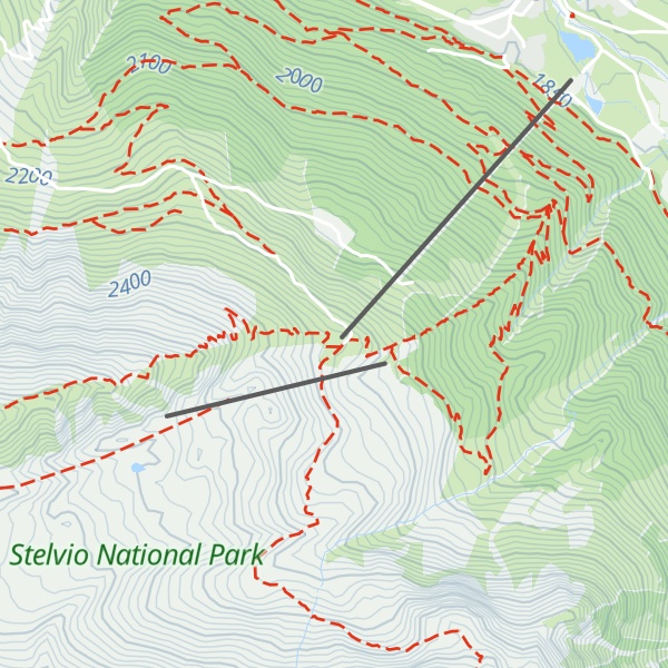 Map of Langenstein Hütte