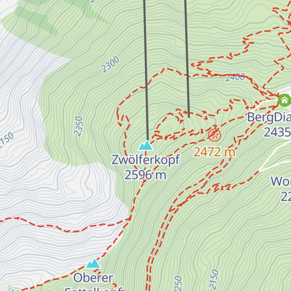 Map of Zwölferkopf