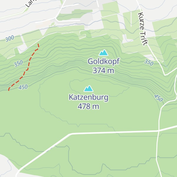 Map of Katzenburg