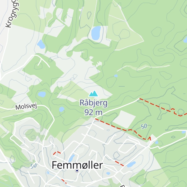 Map of Råbjerg