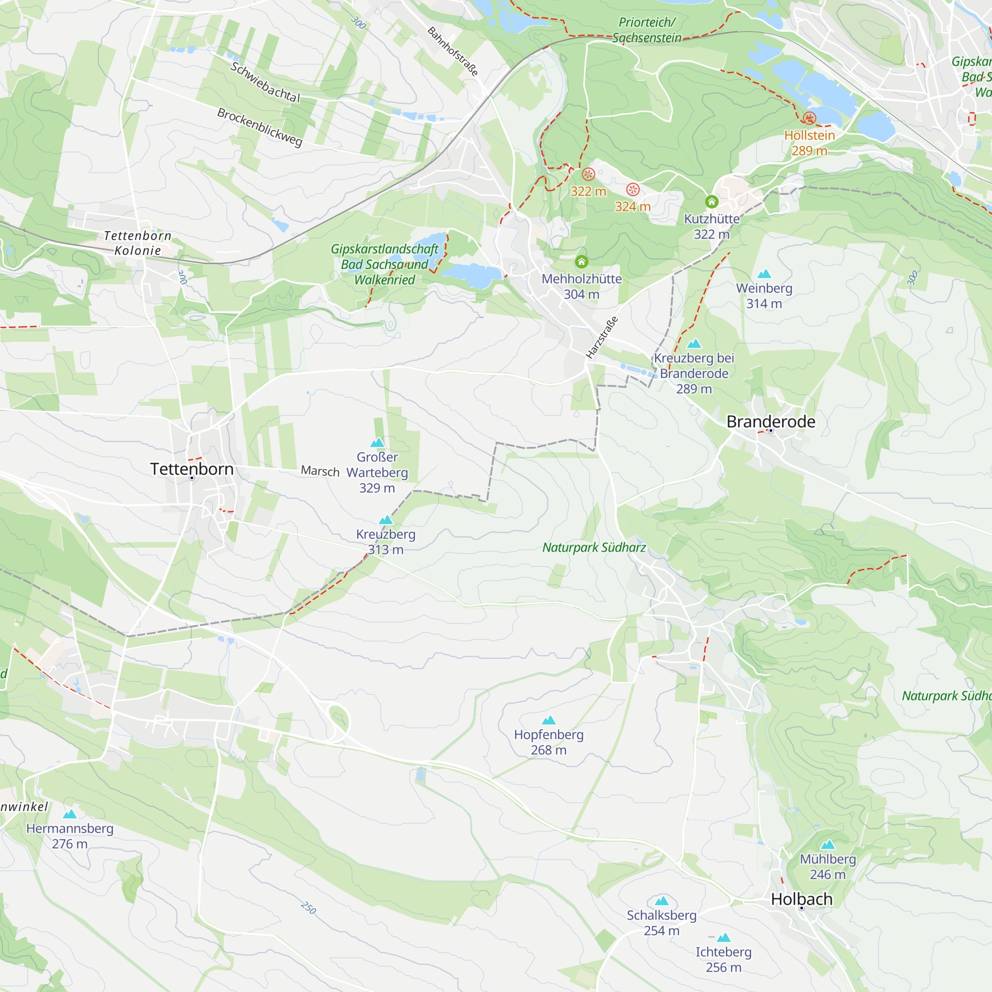 Warteberghütte map