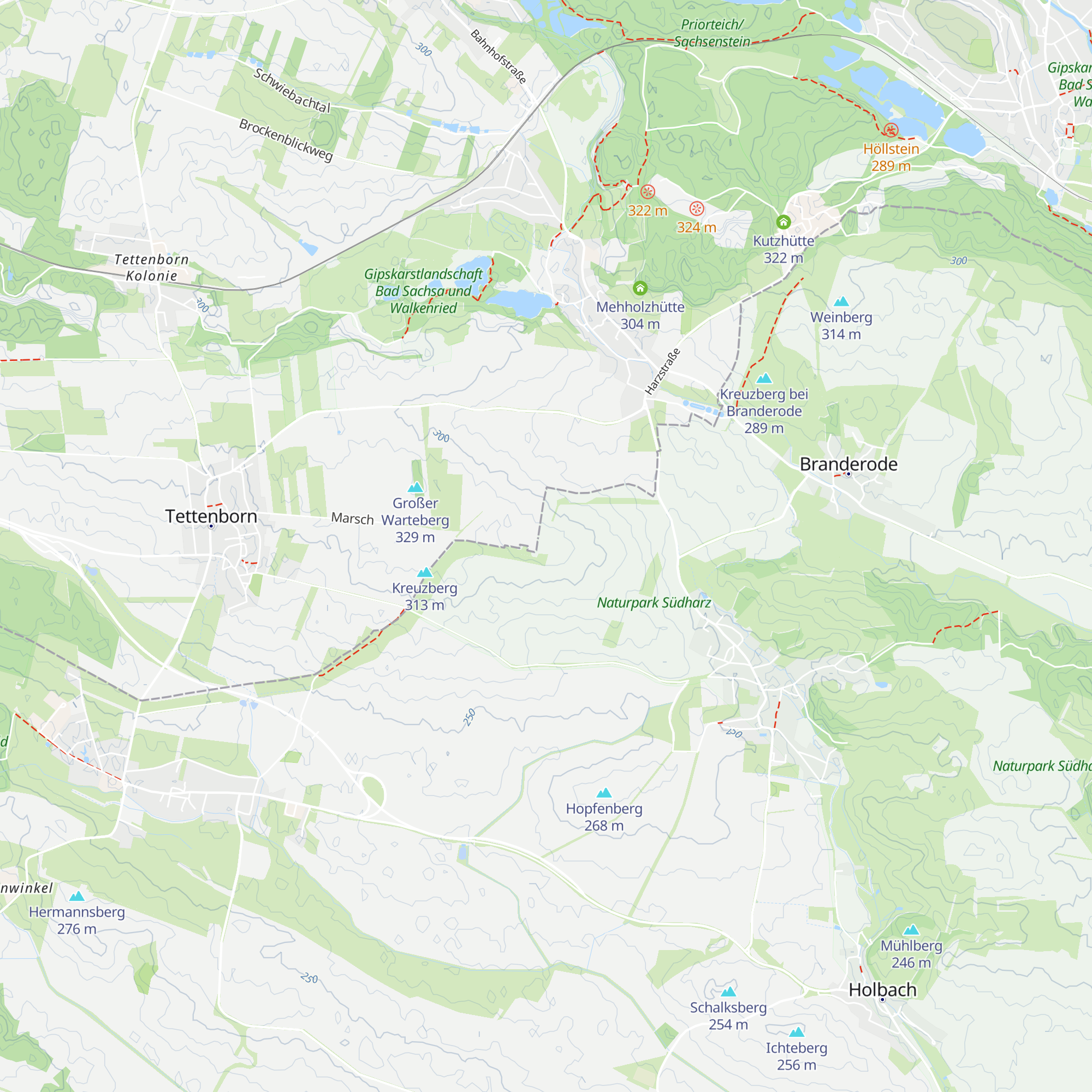 Warteberghütte map
