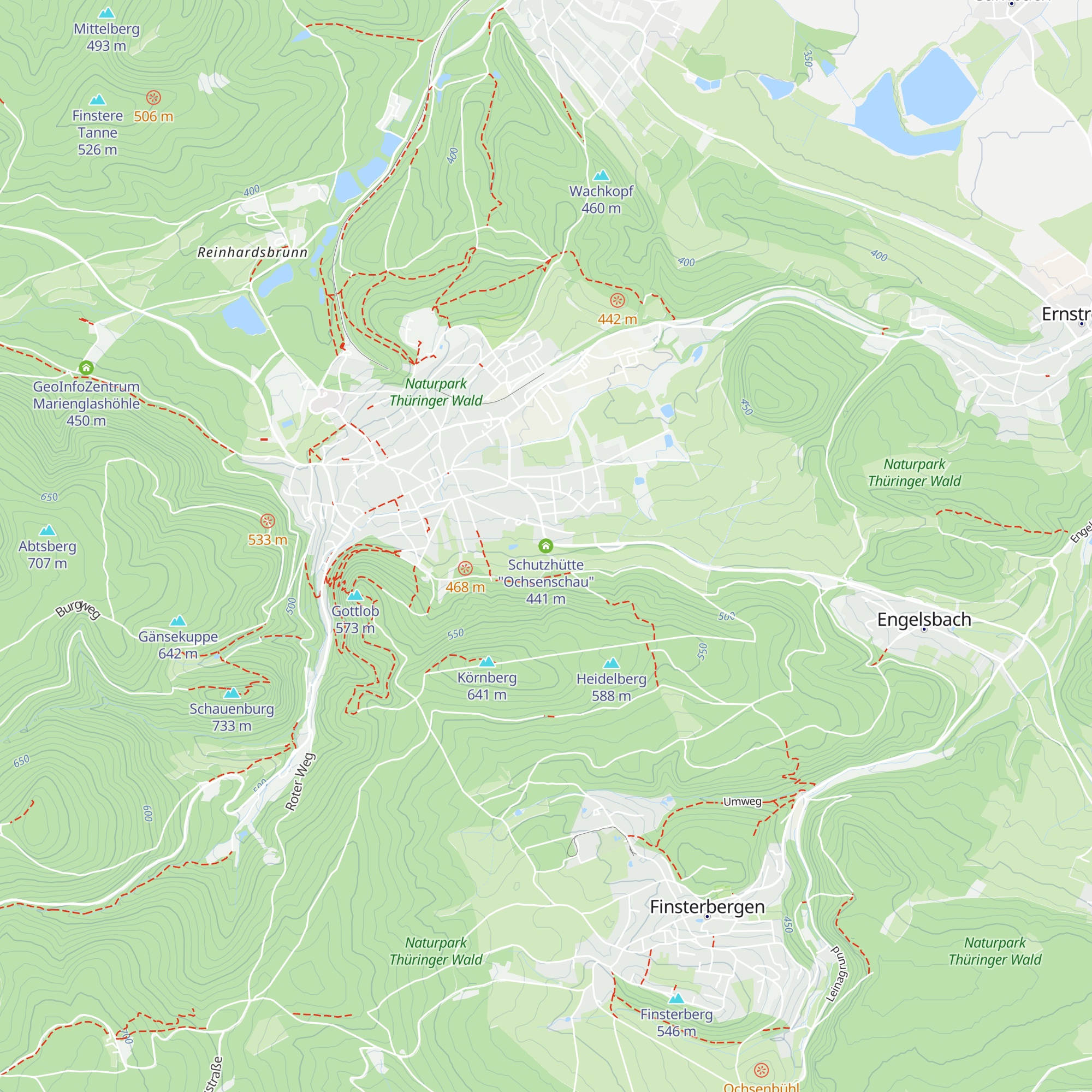 Schutzhütte "Ochsenschau" map
