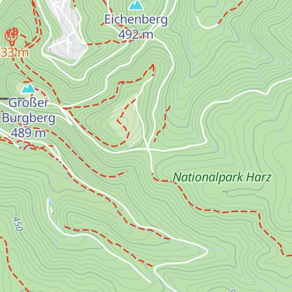 Map of Bernhard Everling Hütte