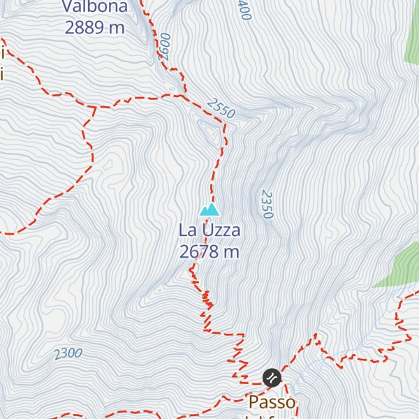 Map of La Uzza
