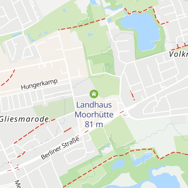 Map of Landhaus Moorhütte