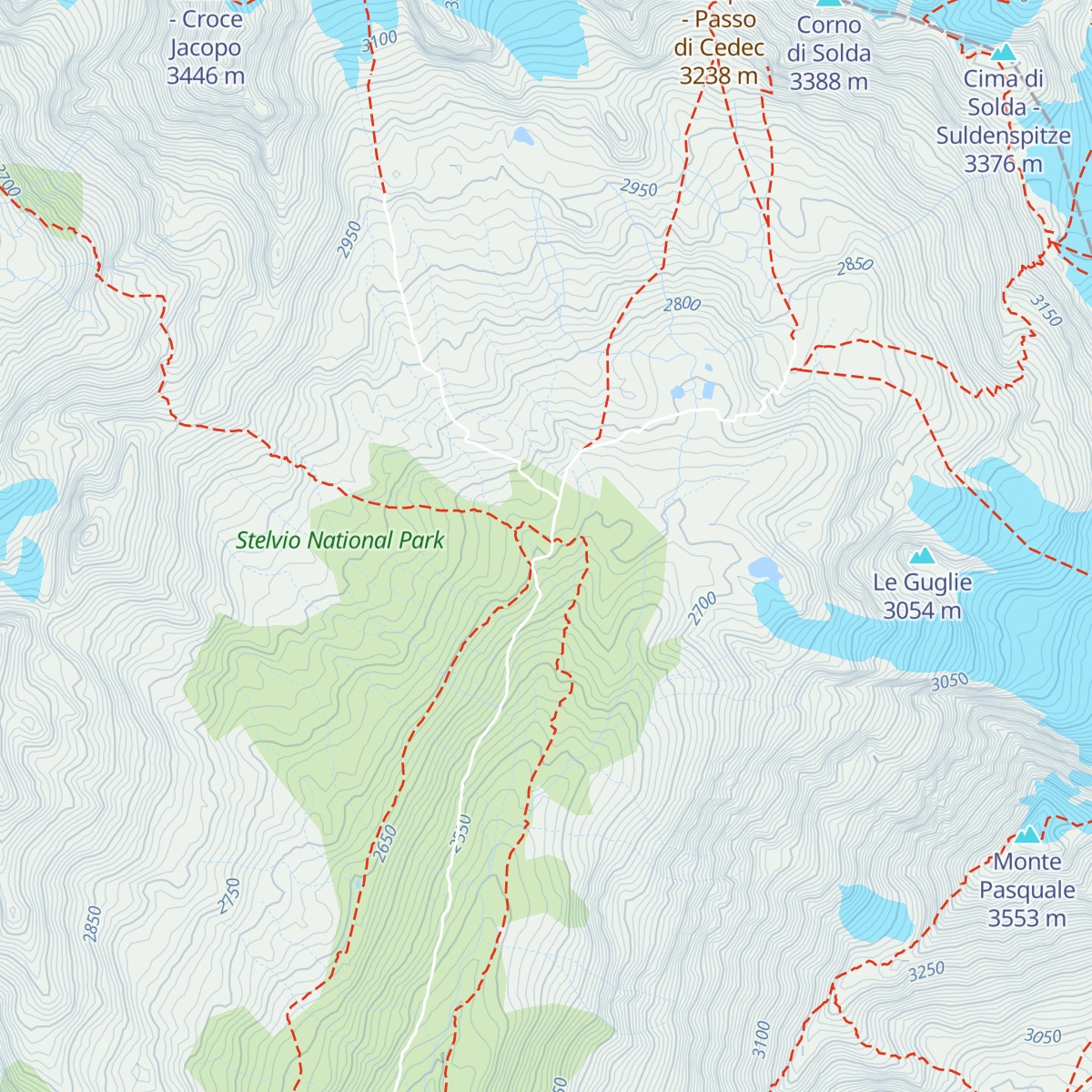 Rifugio Pizzini-Frattola map