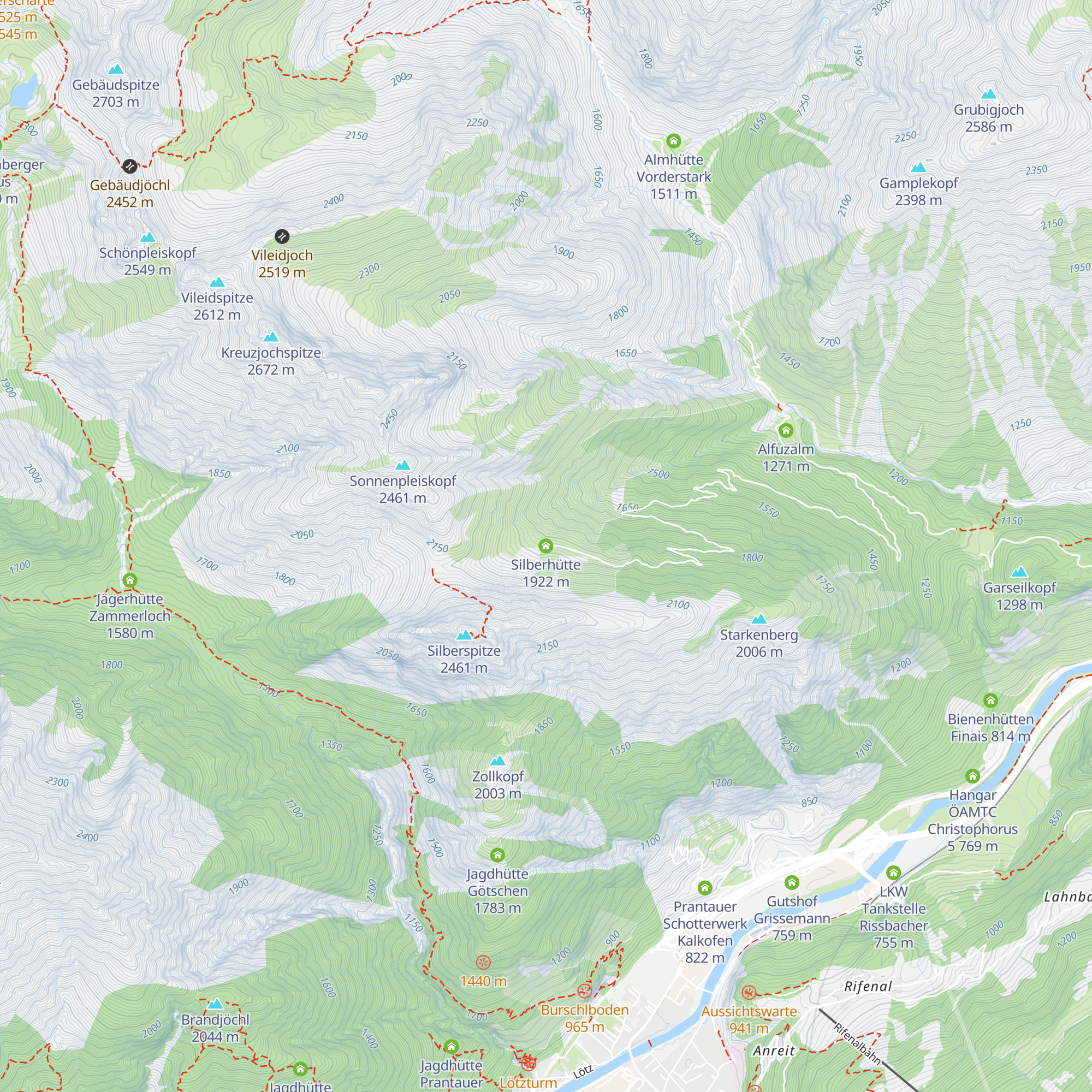 Silberhütte map