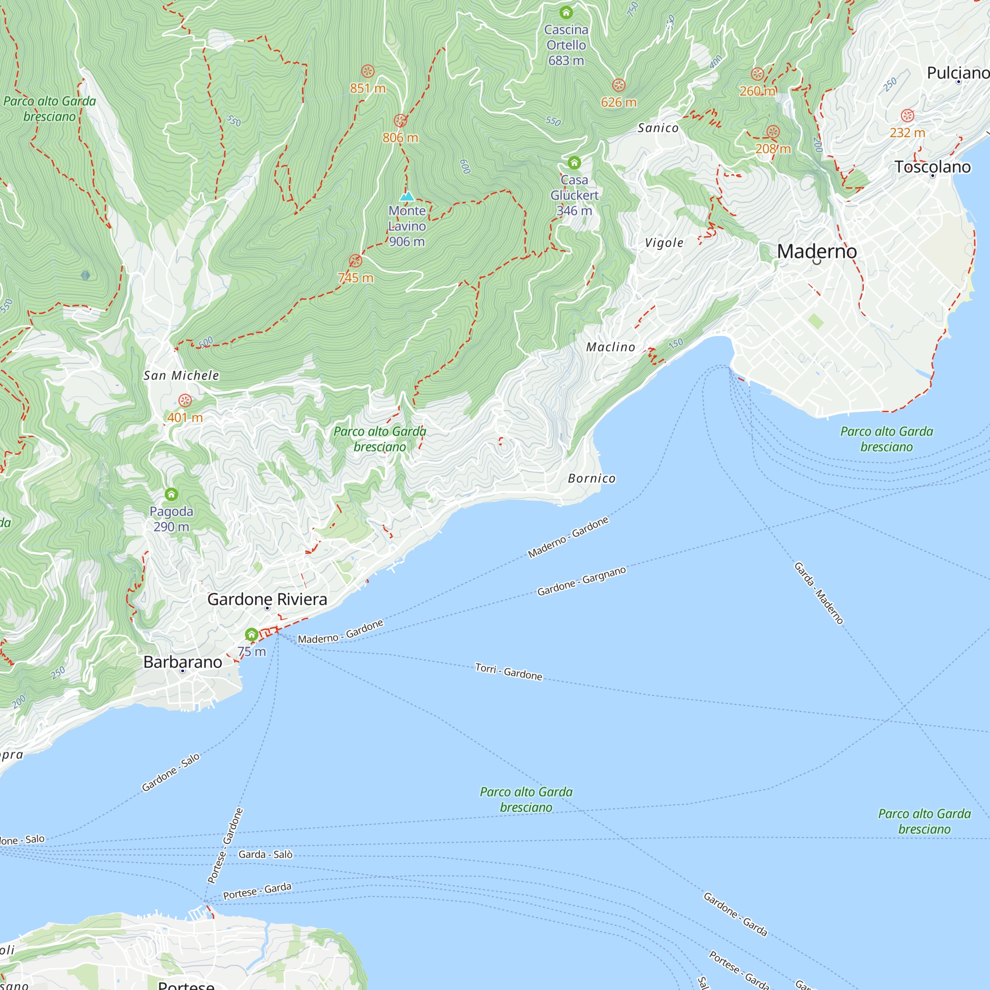 Villa Paradiso map