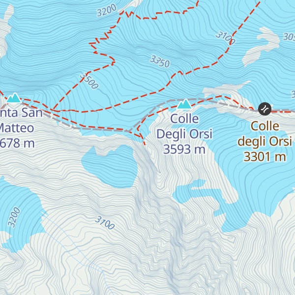 Map of Monte Giumella