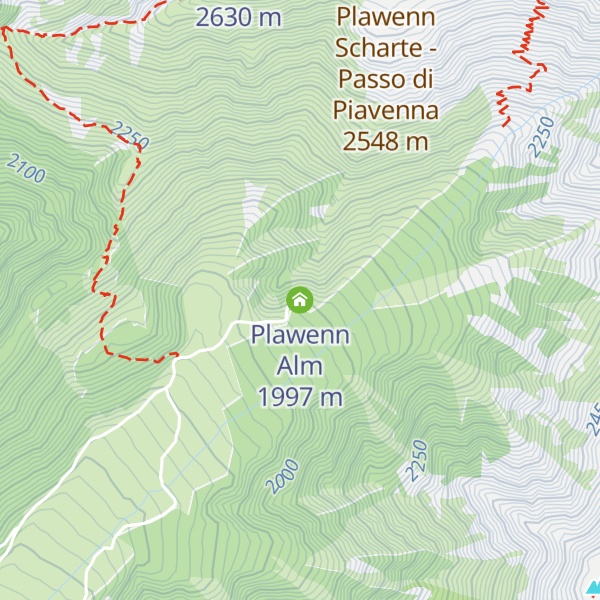 Map of Plawenn Alm