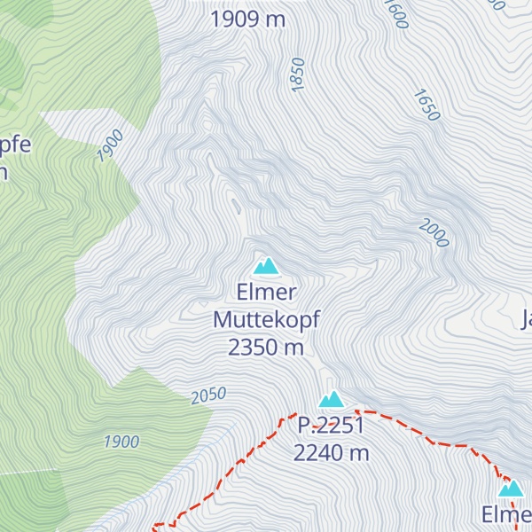 Map of Elmer Muttekopf