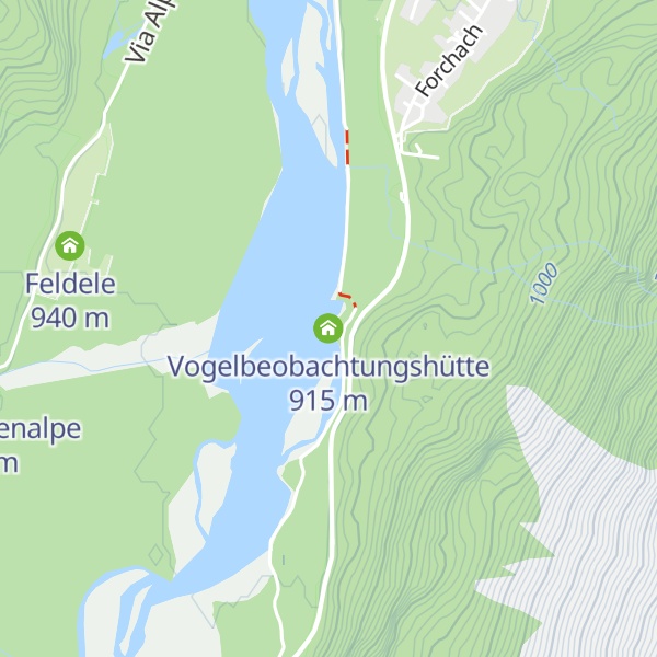 Map of Vogelbeobachtungshütte