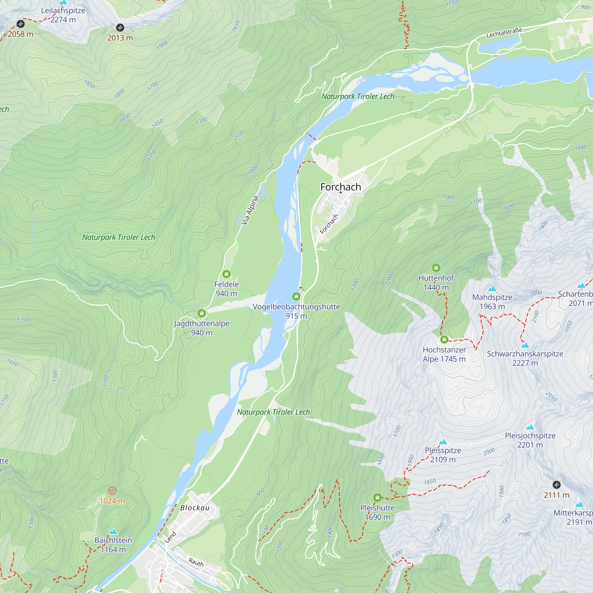 Vogelbeobachtungshütte map