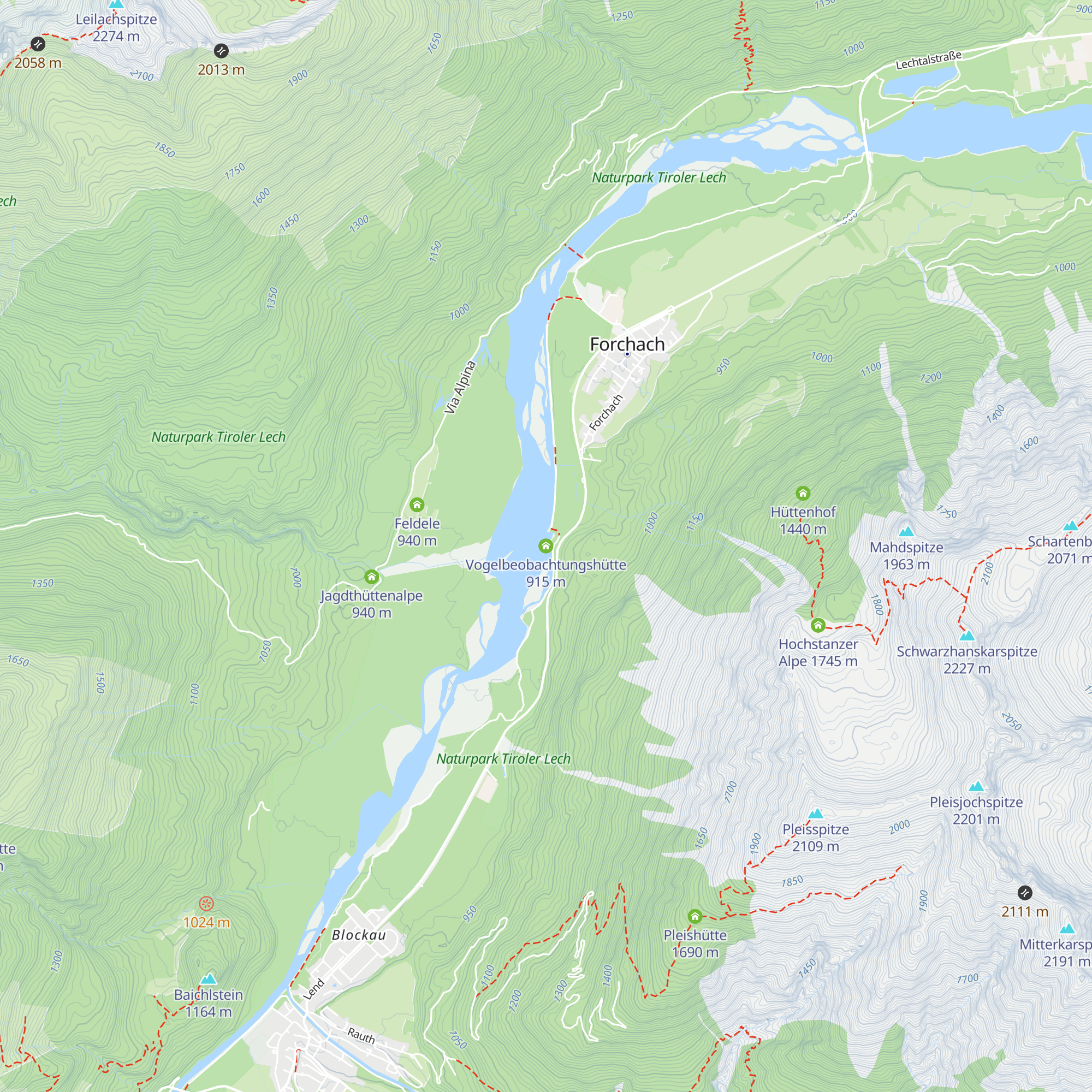 Vogelbeobachtungshütte map