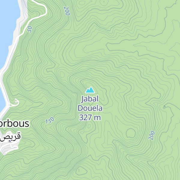 Map of Jabal Douela