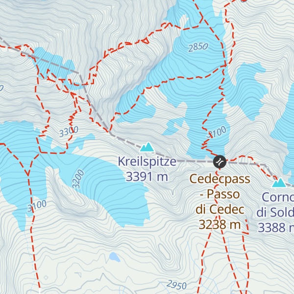 Map of Kreilspitze