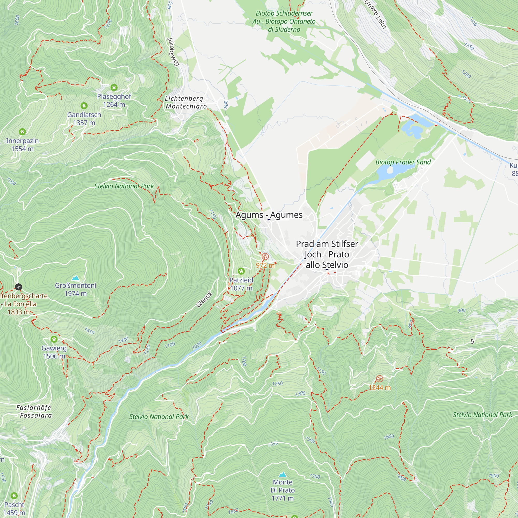 Mitterhof map