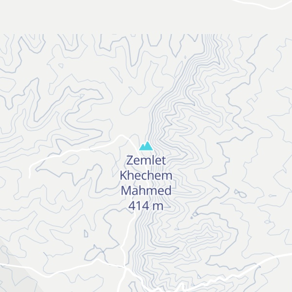 Map of Zemlet Khechem Mahmed