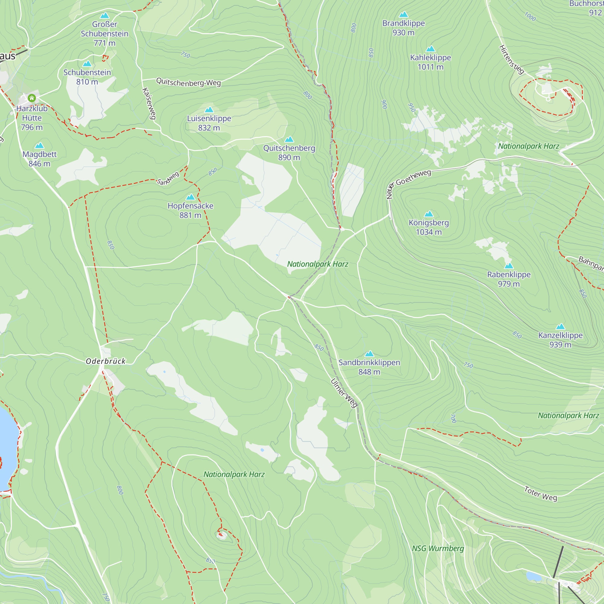 Schutzhütte Dreieckiger Pfahl map