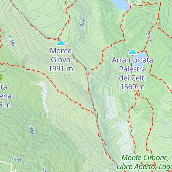 Map of Grotta Rosa